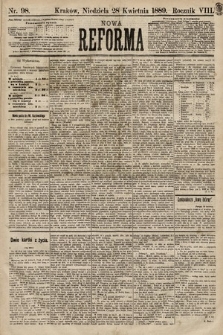 Nowa Reforma. 1889, nr 98