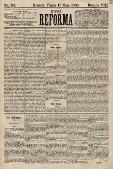 Nowa Reforma. 1889, nr 113