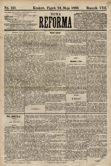 Nowa Reforma. 1889, nr 119