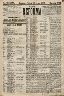 Nowa Reforma. 1889, nr 156 i 157