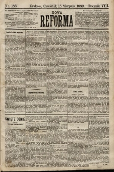 Nowa Reforma. 1889, nr 186