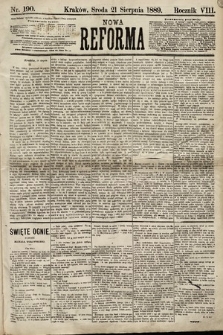 Nowa Reforma. 1889, nr 190