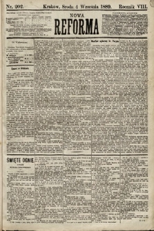 Nowa Reforma. 1889, nr 202