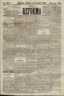 Nowa Reforma. 1889, nr 204