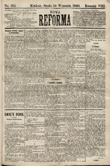 Nowa Reforma. 1889, nr 214