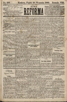 Nowa Reforma. 1889, nr 216