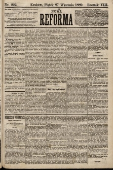 Nowa Reforma. 1889, nr 222
