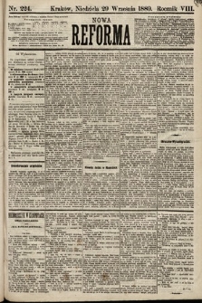 Nowa Reforma. 1889, nr 224