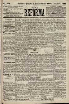 Nowa Reforma. 1889, nr 228