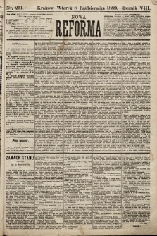 Nowa Reforma. 1889, nr 231