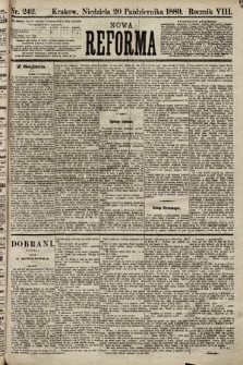 Nowa Reforma. 1889, nr 242