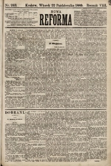 Nowa Reforma. 1889, nr 243