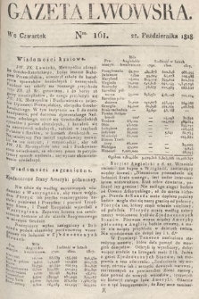 Gazeta Lwowska. 1818, nr 161