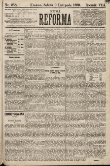 Nowa Reforma. 1889, nr 258