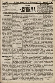 Nowa Reforma. 1889, nr 262
