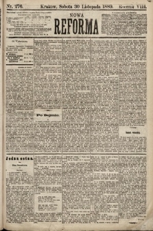 Nowa Reforma. 1889, nr 276