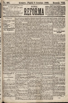 Nowa Reforma. 1889, nr 281
