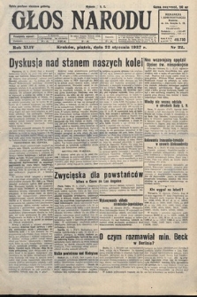 Głos Narodu. 1937, nr 22