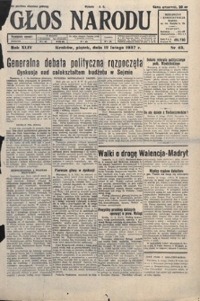 Głos Narodu. 1937, nr 43