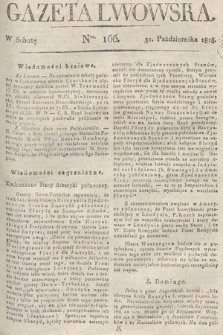 Gazeta Lwowska. 1818, nr 166