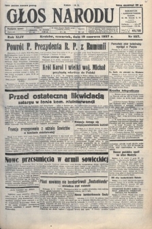 Głos Narodu. 1937, nr 157