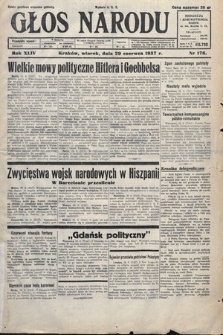 Głos Narodu. 1937, nr 176