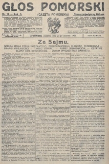 Głos Pomorski. 1923, nr 19