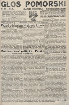 Głos Pomorski. 1923, nr 36