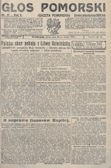 Głos Pomorski. 1923, nr 41