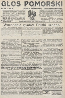 Głos Pomorski. 1923, nr 62