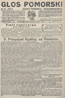 Głos Pomorski. 1923, nr 94