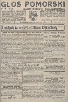 Głos Pomorski. 1923, nr 115