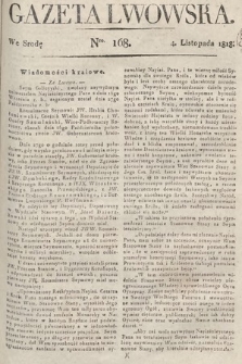 Gazeta Lwowska. 1818, nr 168