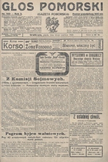 Głos Pomorski. 1923, nr 140