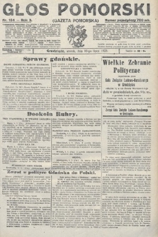 Głos Pomorski. 1923, nr 154