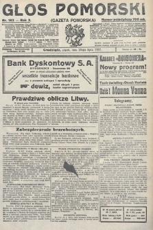 Głos Pomorski. 1923, nr 163