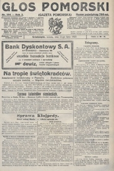 Głos Pomorski. 1923, nr 164