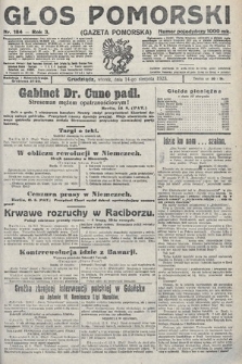 Głos Pomorski. 1923, nr 184