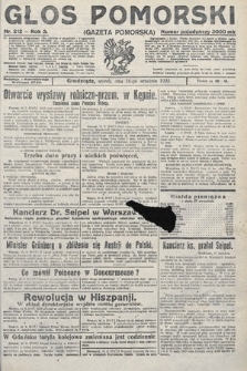 Głos Pomorski. 1923, nr 212