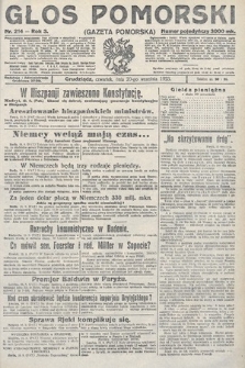 Głos Pomorski. 1923, nr 214