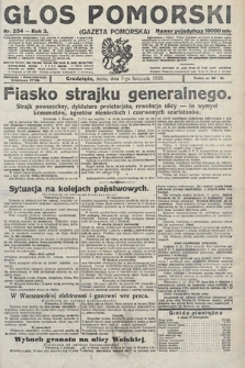 Głos Pomorski. 1923, nr 254