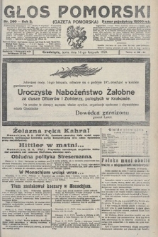 Głos Pomorski. 1923, nr 260