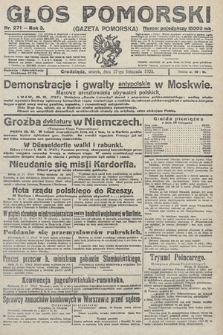 Głos Pomorski. 1923, nr 271