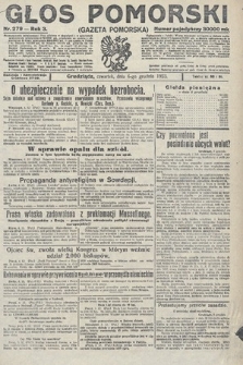 Głos Pomorski. 1923, nr 279