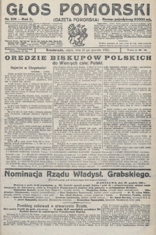 Głos Pomorski. 1923, nr 291