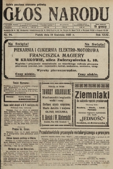 Głos Narodu. 1925, nr 84