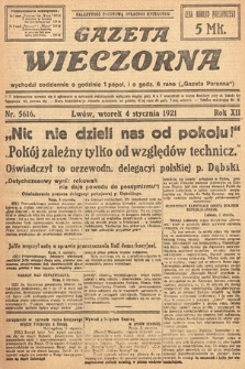 Gazeta Wieczorna. 1921, nr 5616