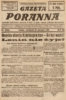 Gazeta Poranna. 1921, nr 5636