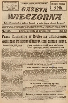 Gazeta Wieczorna. 1921, nr 5649