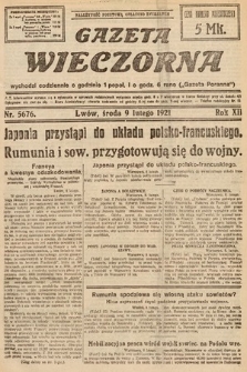 Gazeta Wieczorna. 1921, nr 5676